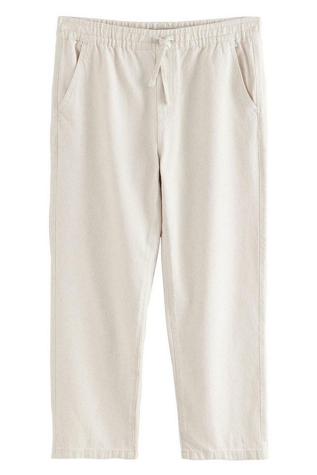 Next Schlupfhose Relaxed Fit Chinohose mit Elastikbund (1-tlg) von Next
