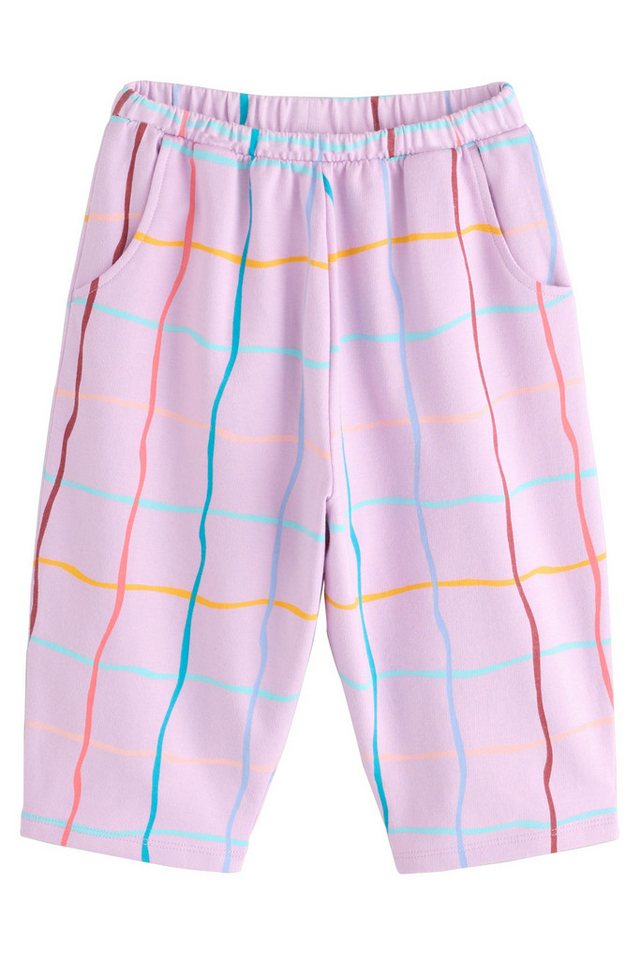 Next Schlupfhose Strukturierte Hose mit weitem Bein (1-tlg) von Next