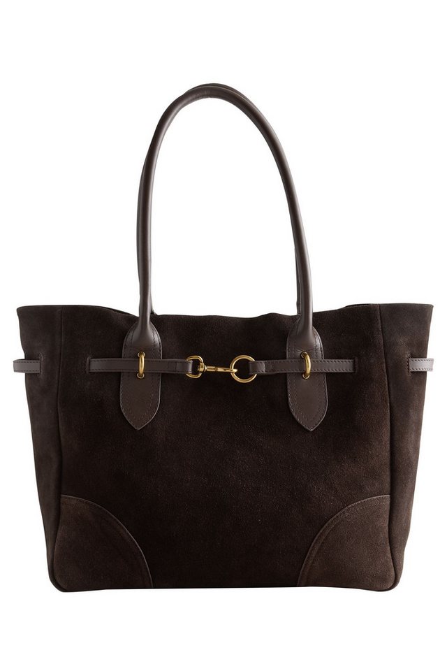 Next Schultertasche Schultertasche aus Veloursleder mit Gürtel (1-tlg) von Next