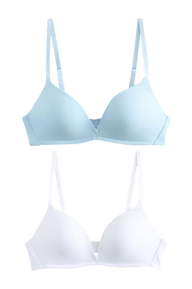 Next Set: Bügelloser BH Glättender Push-up-BH ohne Bügel im 2er-Pack, A-E (2-tlg) von Next