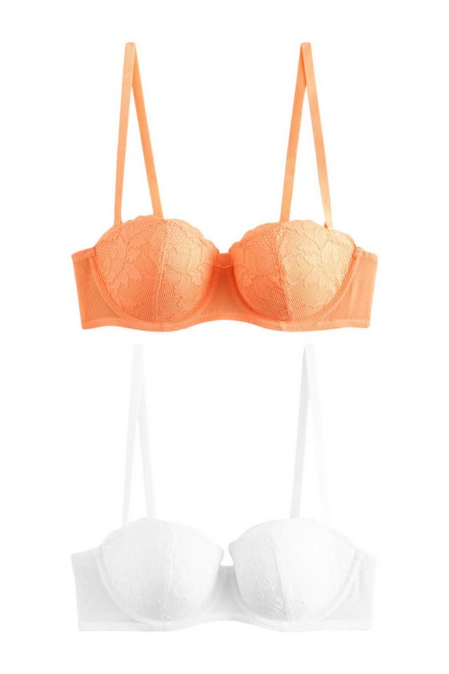 Next Set: Multiway-BH 2 leicht wattierte, trägerlose Multifunktions-BHs (2-tlg) von Next