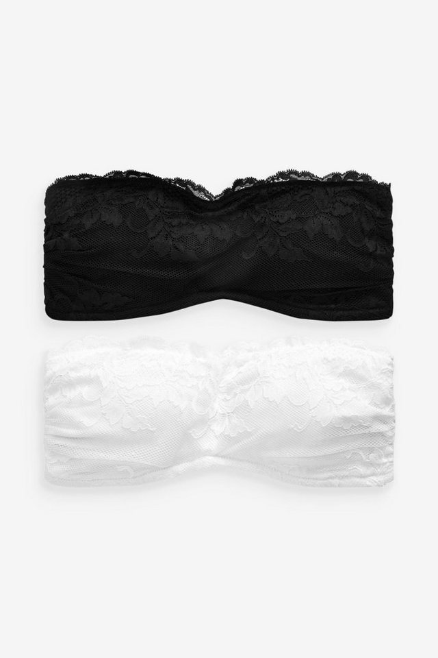Next Set: Multiway-BH Jamie Bandeau-BHs mit Spitze im 2er-Pack (2-tlg) von Next