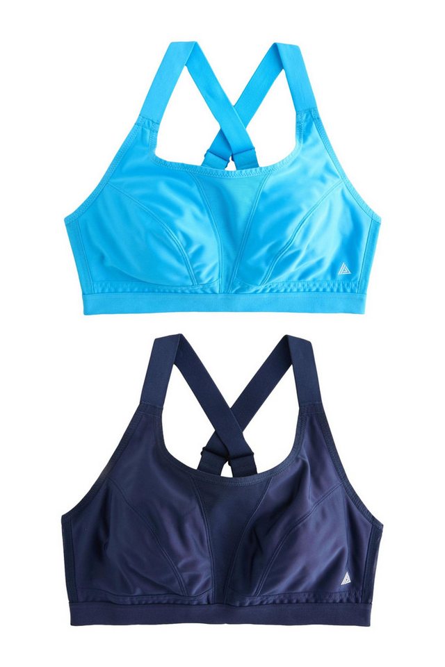 Next Set: Sport-BH 2er-Pack Sport-Kurztops mit starkem Halt (2-tlg) von Next