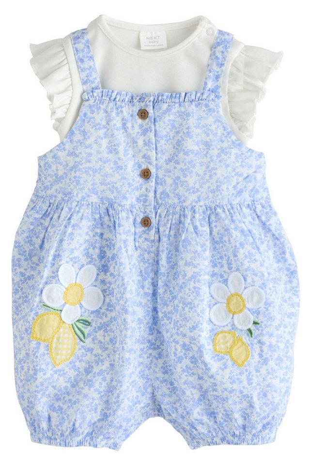 Next Shirt & Hose Baby Latzhosen-Set mit kurzen Ärmeln (2-tlg) von Next