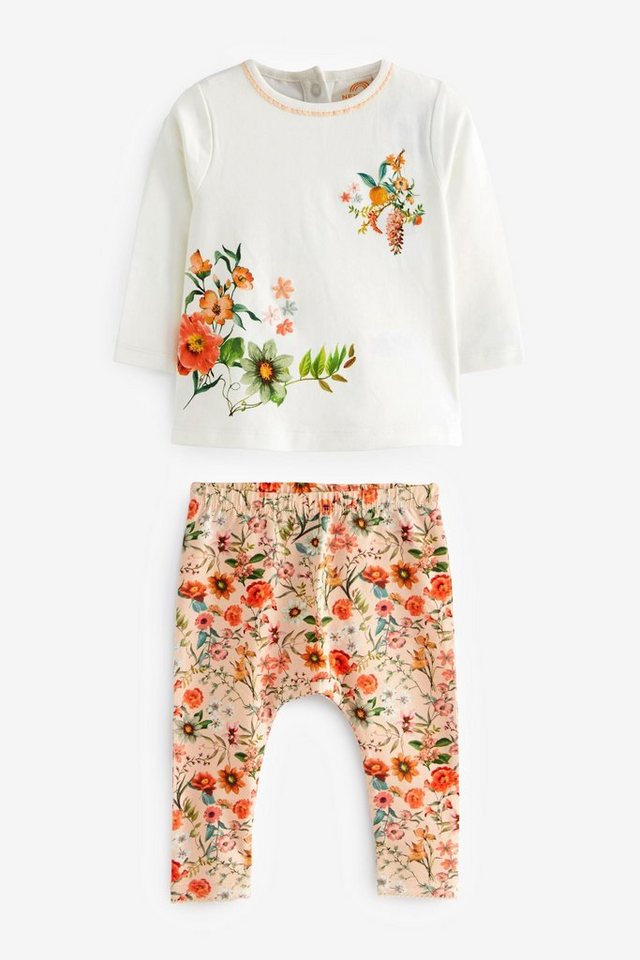 Next Shirt & Leggings Oberteil und Leggings fürs Baby im Set (2-tlg) von Next