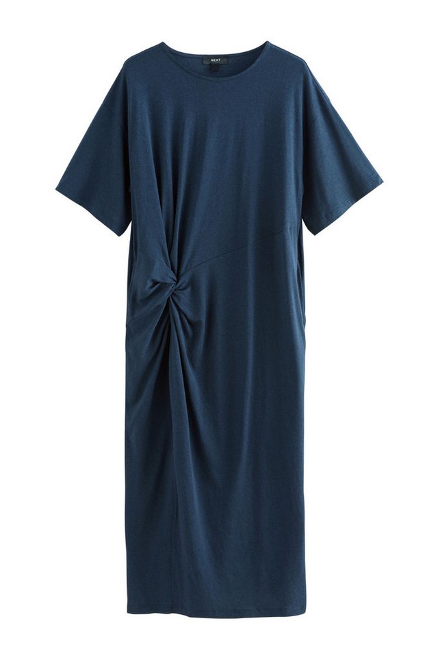 Next Shirtkleid Sommerliches Jersey-T-Shirtkleid mit Drehung (1-tlg) von Next