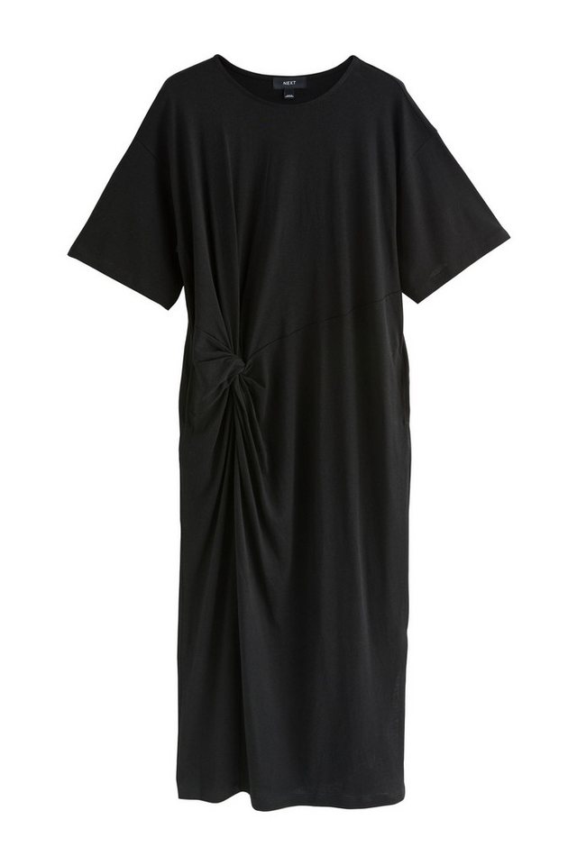 Next Shirtkleid Sommerliches T-Shirtkleid mit Drehung, Kurzgröße (1-tlg) von Next