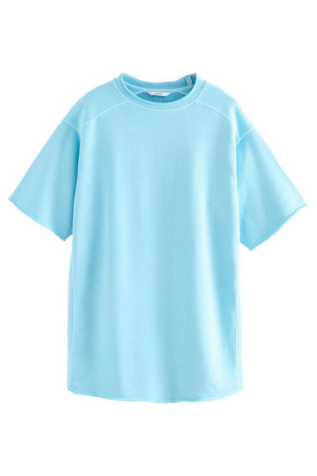 Next Shirtkleid Sweatshirt mit unversäubertem Saum aus Baumwolle (1-tlg) von Next