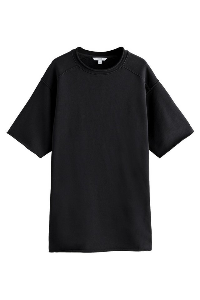 Next Shirtkleid Sweatshirt mit unversäubertem Saum aus Baumwolle (1-tlg) von Next