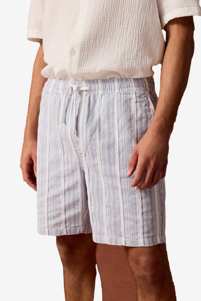 Next Shorts Gestreifte Shorts mit Kordelzug aus Baumwolle (1-tlg) von Next