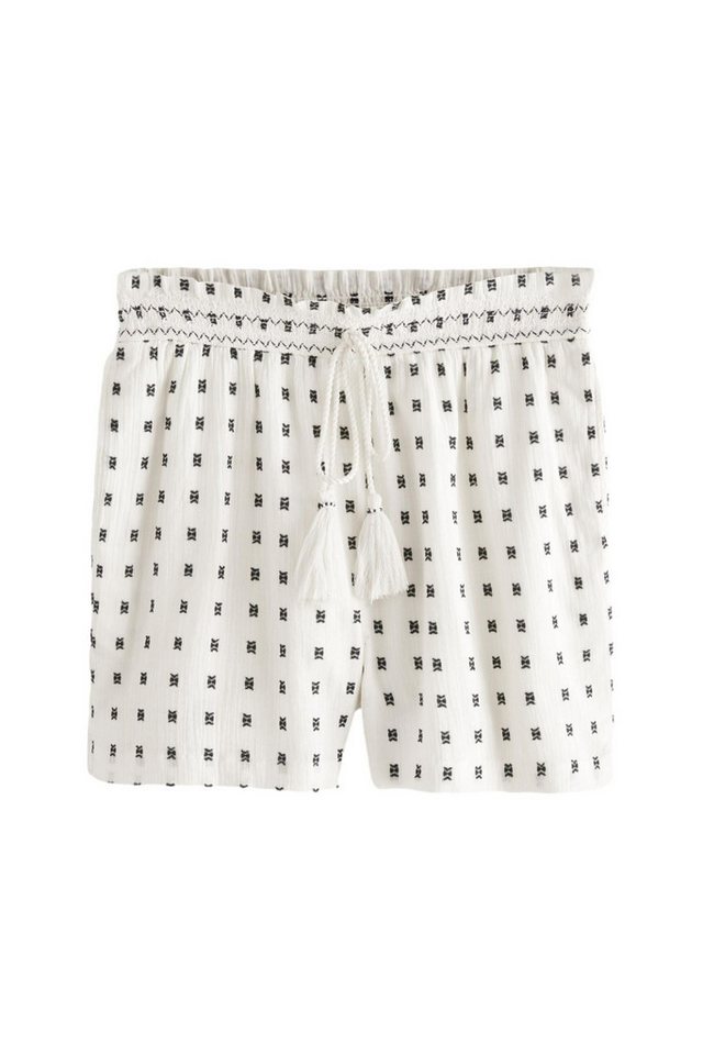 Next Shorts Lässige Shorts mit elastischem Bund und Stickerei (1-tlg) von Next