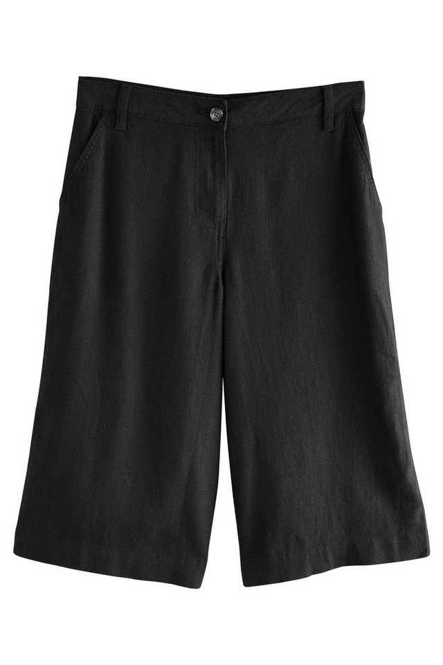 Next Shorts Lange Jeansshorts mit hohem Leinenanteil (1-tlg) von Next