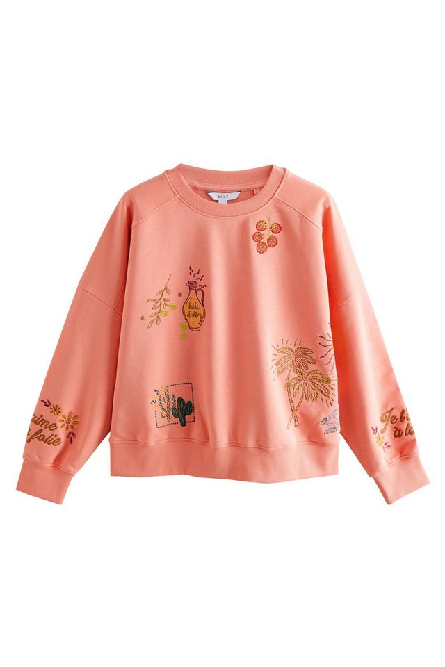 Next Shorts Shorts mit Stickerei, Essen und Cocktails (1-tlg) von Next