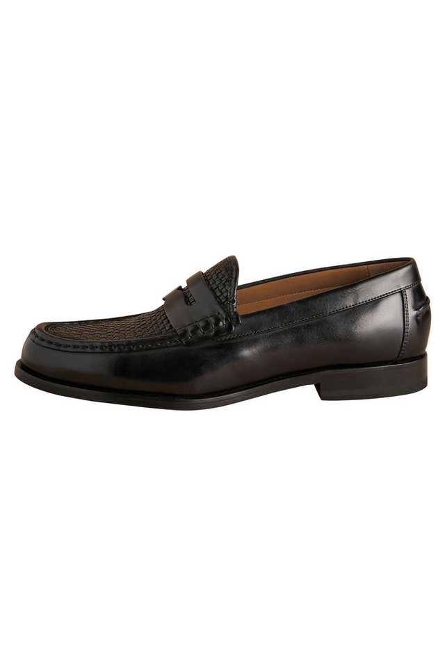 Next Signature Loafer in gewebter Optik mit Ledersohlen Loafer (1-tlg) von Next