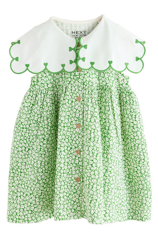 Next Sommerkleid Ärmelloses Sommerkleid mit Kragen (1-tlg) von Next