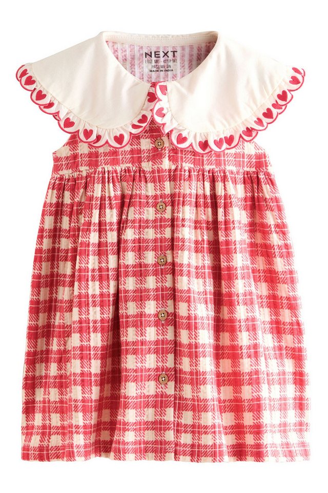 Next Sommerkleid Ärmelloses Sommerkleid mit Kragen (1-tlg) von Next