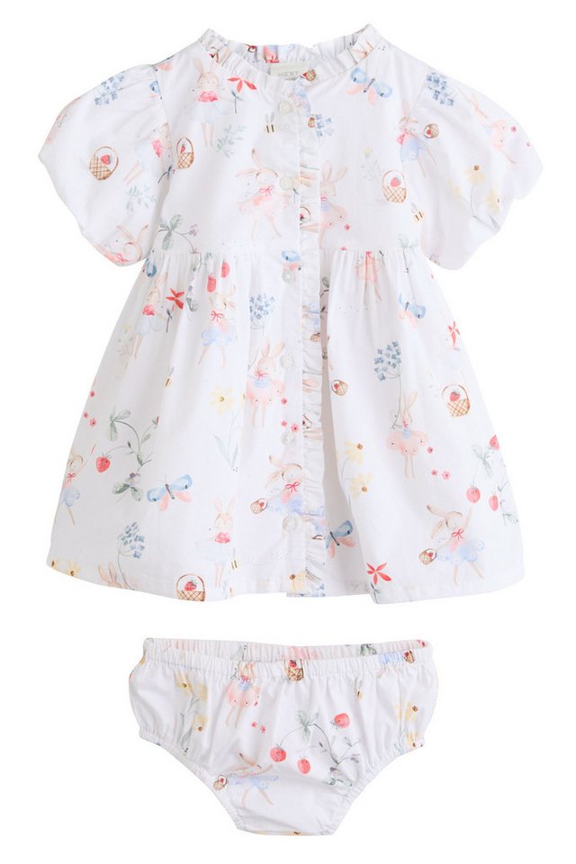 Next Sommerkleid Babykleid und Unterhose aus Webmaterial, Set (2-tlg) von Next