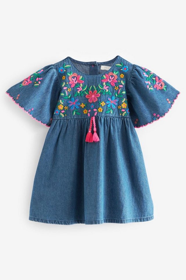 Next Sommerkleid Besticktes Kaftan-Kleid (1-tlg) von Next