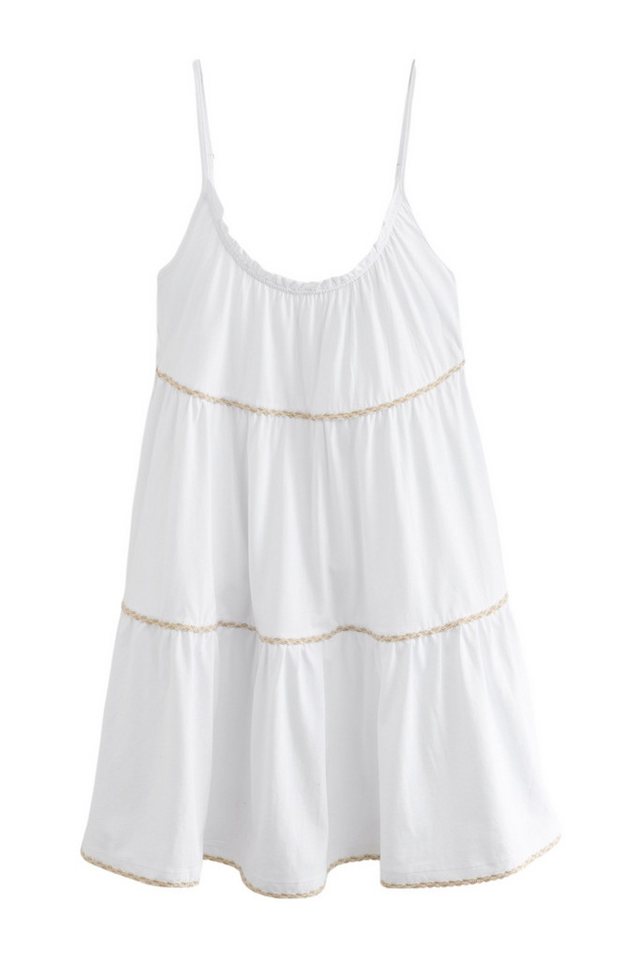 Next Sommerkleid Gestuftes Sommerkleid aus Jersey (1-tlg) von Next