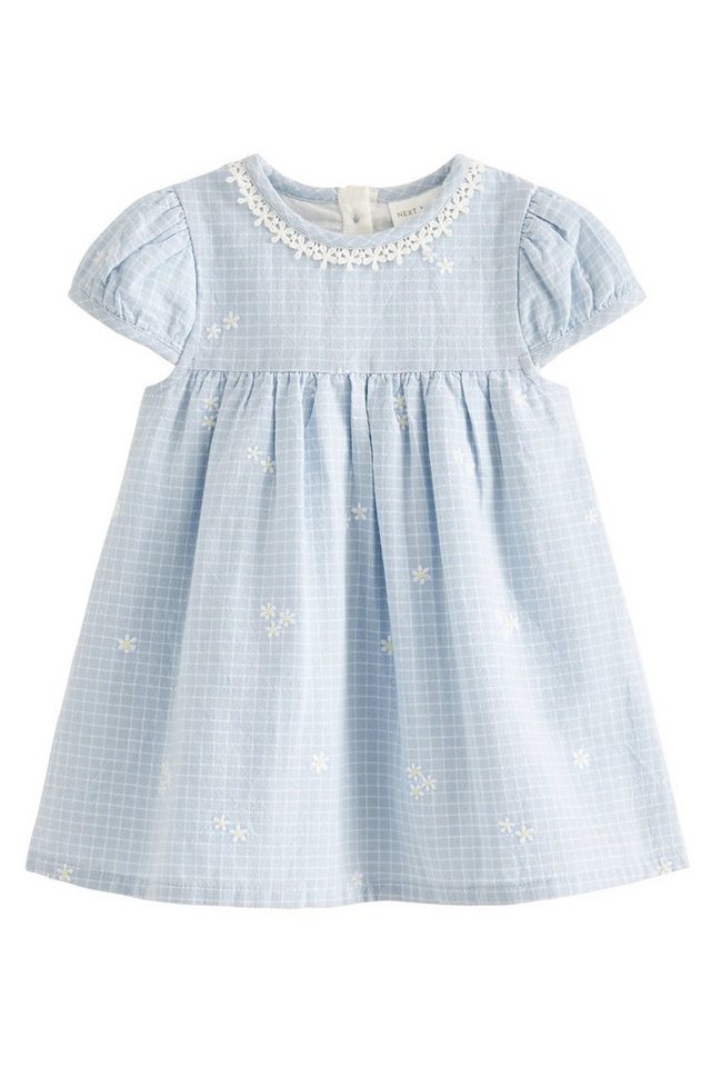 Next Sommerkleid Gewebtes Babykleid mit Blumenstickereien (1-tlg) von Next
