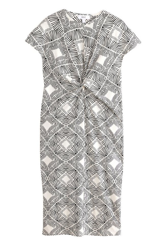 Next Sommerkleid Kurzärmliges T-Shirtkleid Sommerkleid mit Drehung (1-tlg) von Next