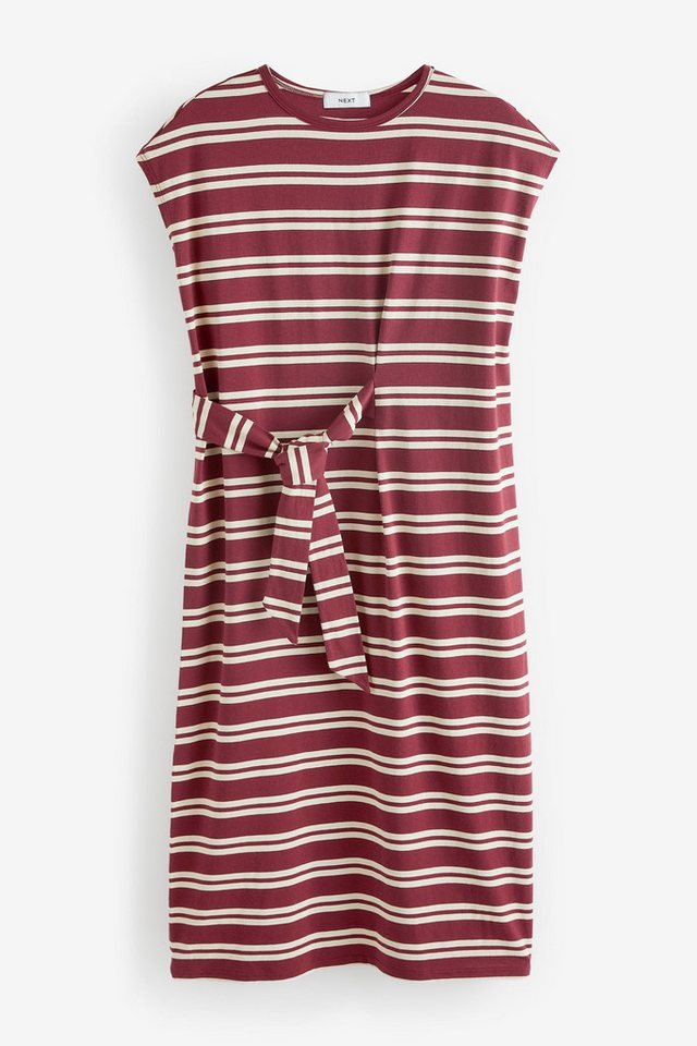 Next Sommerkleid Kurzarm-Sommerkleid mit seitlichem Bindedetail (1-tlg) von Next