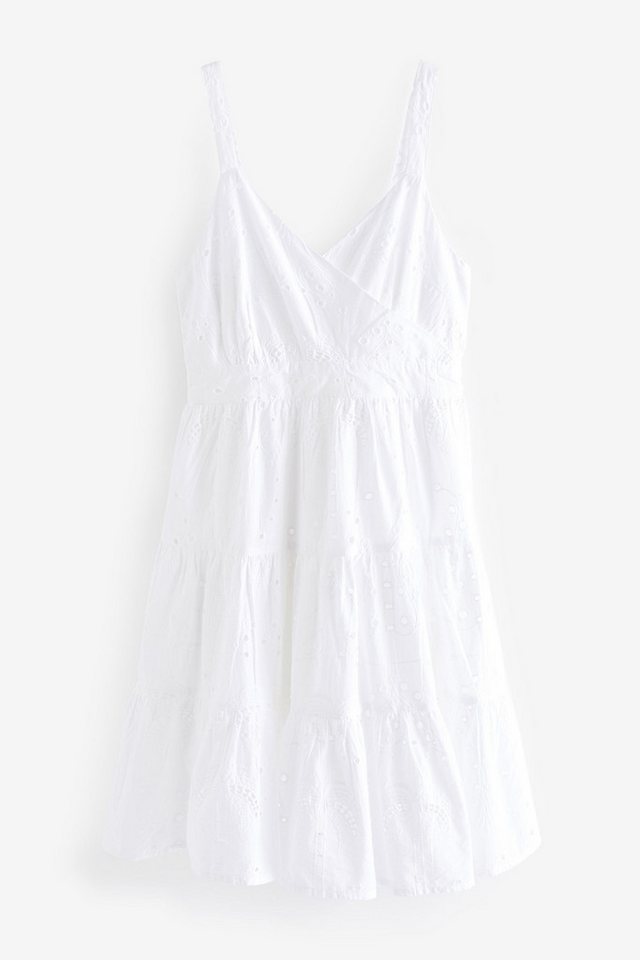 Next Sommerkleid Sommerliches Minikleid mit Lochstickerei (1-tlg) von Next