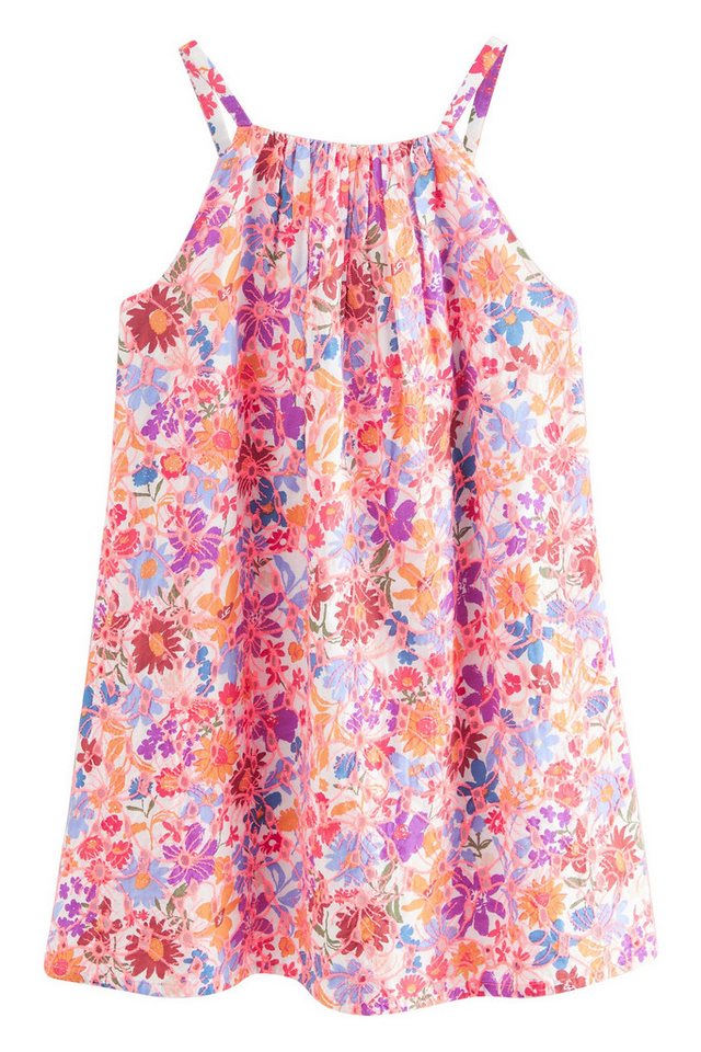 Next Sommerkleid Sonnenkleid mit Print und Lochstickerei (1-tlg) von Next