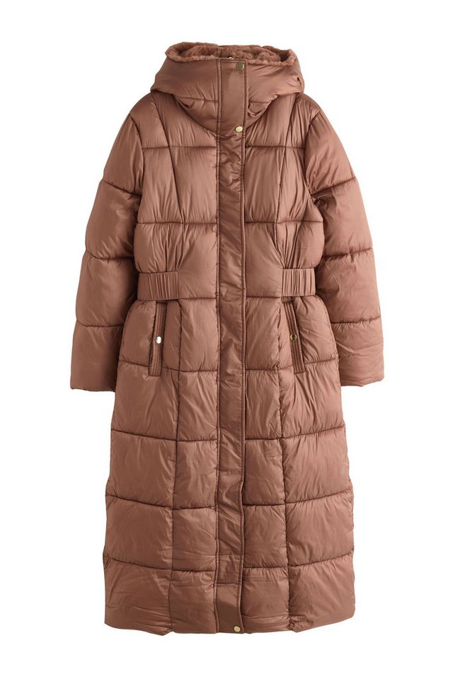 Next Steppmantel Wasserabweisender, wattierter, langer Mantel (1-tlg) von Next