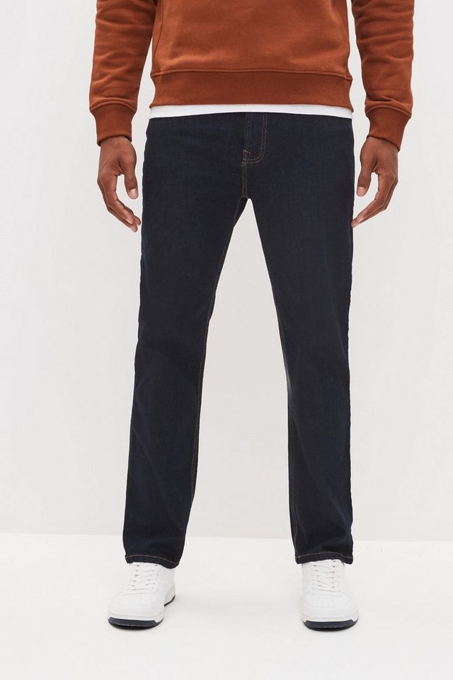 Next Straight-Jeans Klassische Straight Fit Stretch-Jeans, Single (1-tlg) von Next