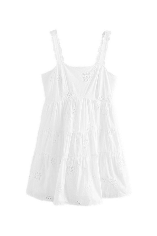 Next Strandkleid Gestuftes Minikleid mit Stickereien (1-tlg) von Next