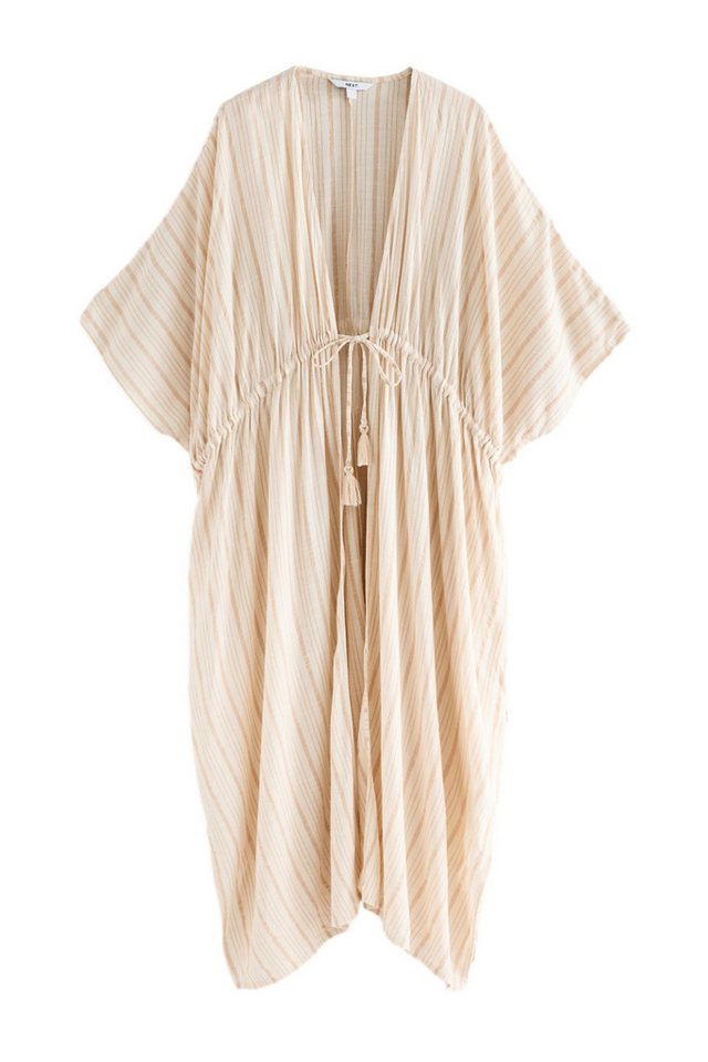 Next Strandkleid Kimono in Maxilänge mit Bindedetail vorne (1-tlg) von Next