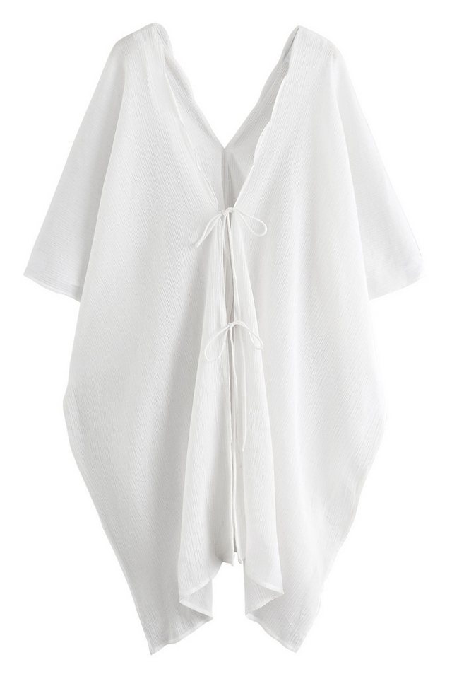 Next Strandkleid Strand-Cover-up aus 100 % Baumwolle mit Struktur (1-tlg) von Next