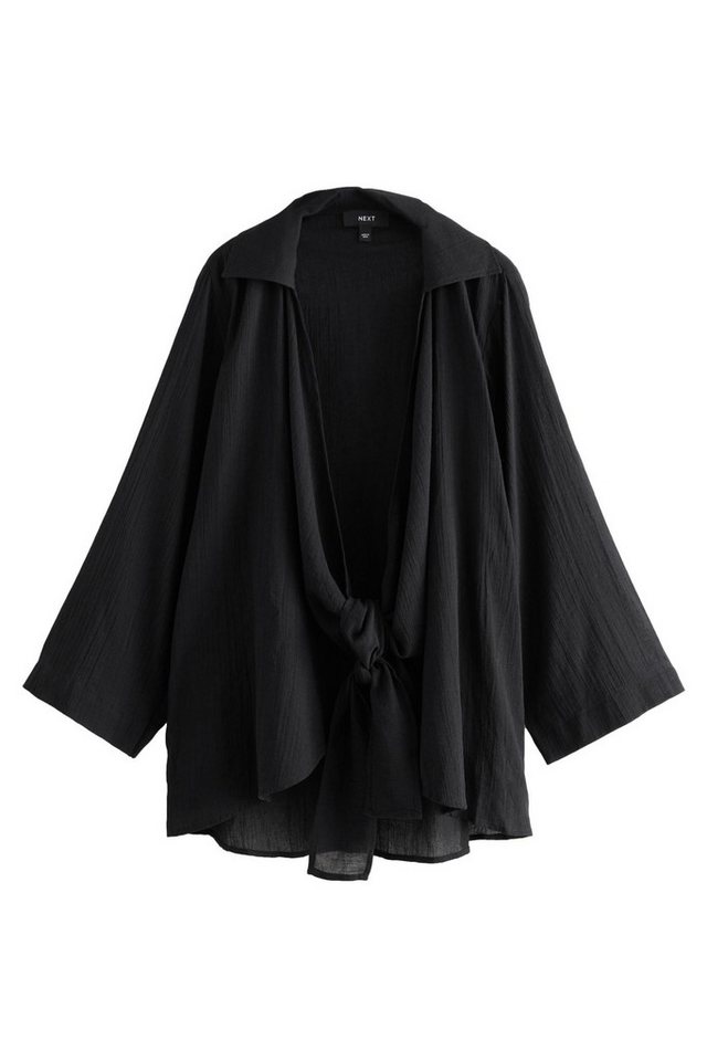 Next Strandkleid Strandkleid mit Bindedetail aus 100 % Baumwolle (1-tlg) von Next