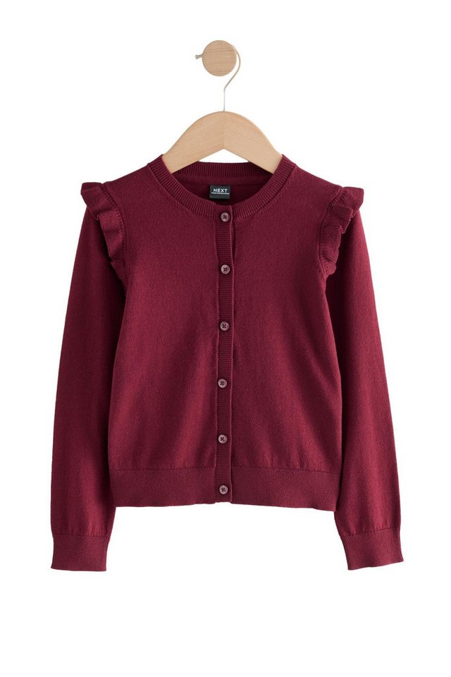 Next Strickjacke Schul-Strickjacke mit gerüschten Schultern (1-tlg) von Next