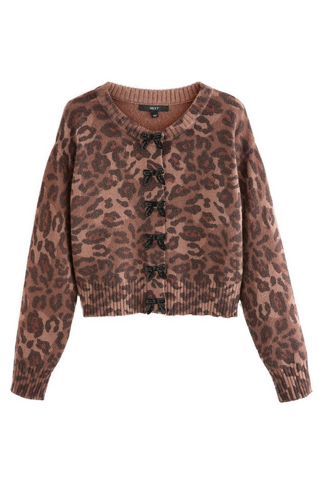 Next Strickjacke Strickjacke mit Rundhalsausschnitt (1-tlg) von Next