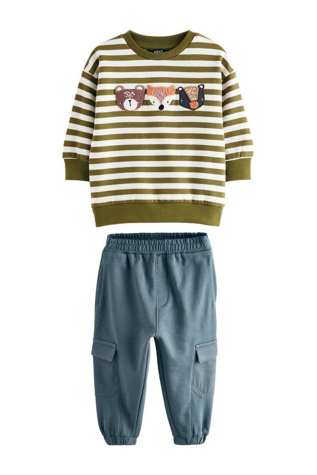 Next Sweatanzug Sweatshirt und Utility-Jogginghose im Set (2-tlg) von Next