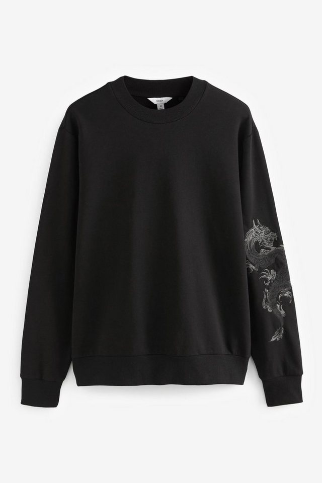 Next Sweatshirt Sweatshirt mit Rundhalsausschnitt und Print (1-tlg) von Next