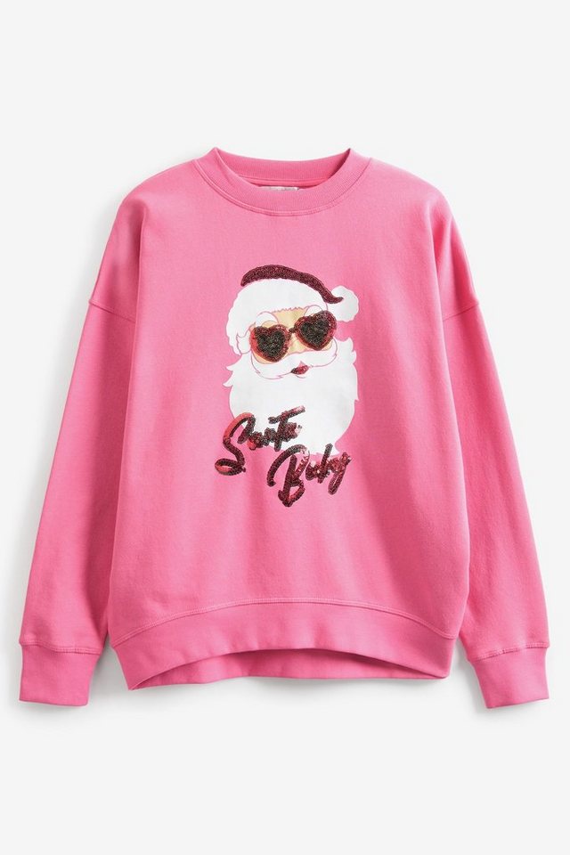 Next Sweatshirt Weihnachts-Sweatshirt für Babys Weihnachtsmann (1-tlg) von Next