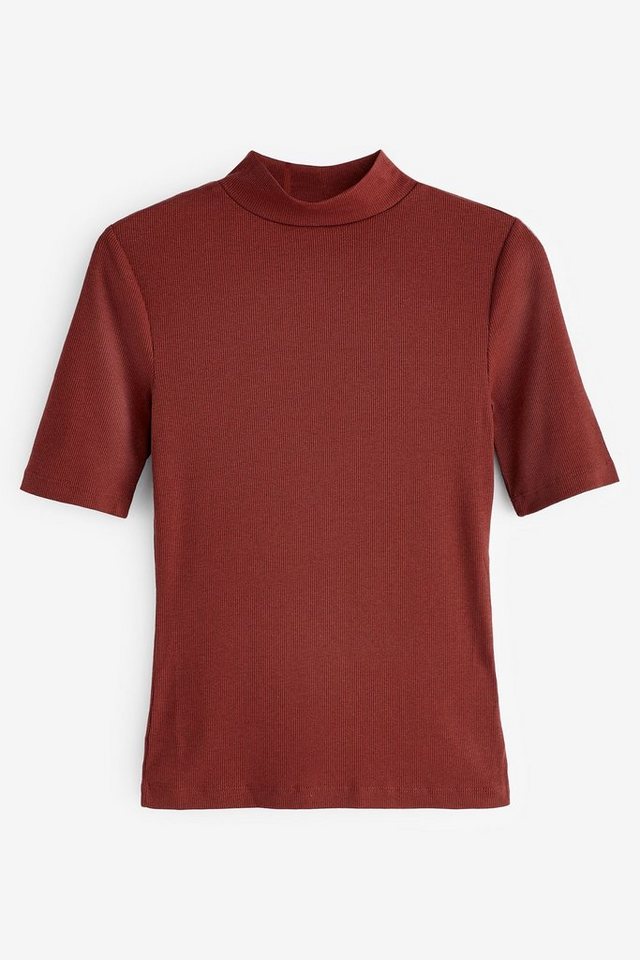 Next T-Shirt Hochgeschlossenes T-Shirt mit halblangen Ärmeln (1-tlg) von Next