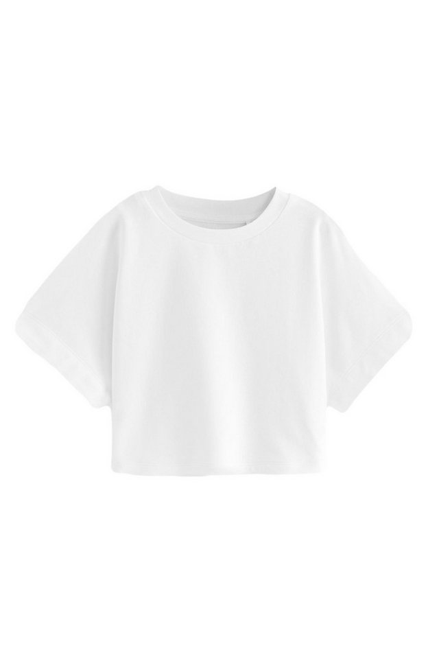 Next T-Shirt Kastiges T-Shirt aus 100 % Baumwolle (1-tlg) von Next