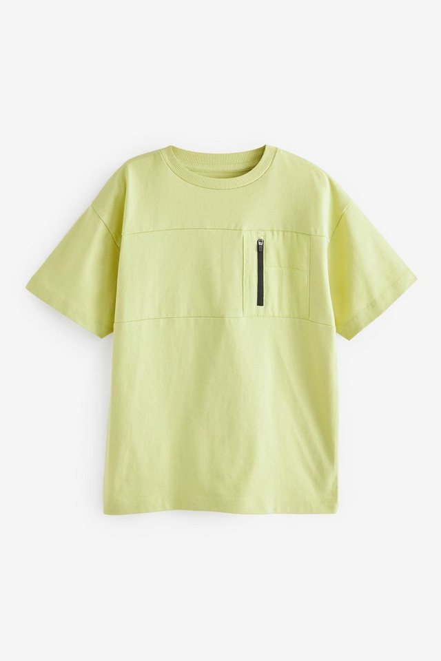 Next T-Shirt Kurzärmliges T-Shirt mit Reißverschluss (1-tlg) von Next