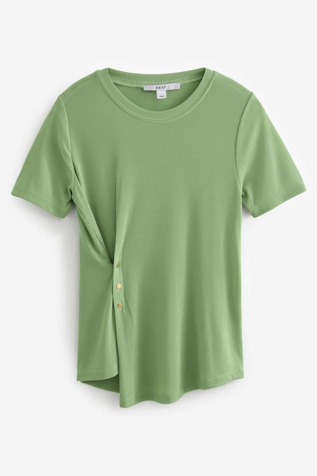Next T-Shirt Kurzarmoberteil mit Knopfdetail (1-tlg) von Next