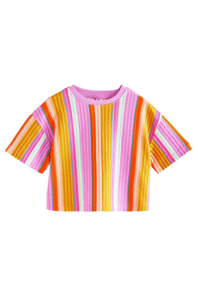 Next T-Shirt Kurzarmshirt für Mädchen aus 100 % Baumwolle (1-tlg) von Next