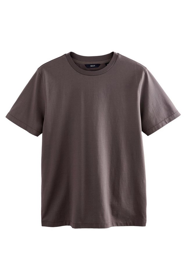 Next T-Shirt Premium Slim Fit T-Shirt mit Rundhalsausschnitt (1-tlg) von Next