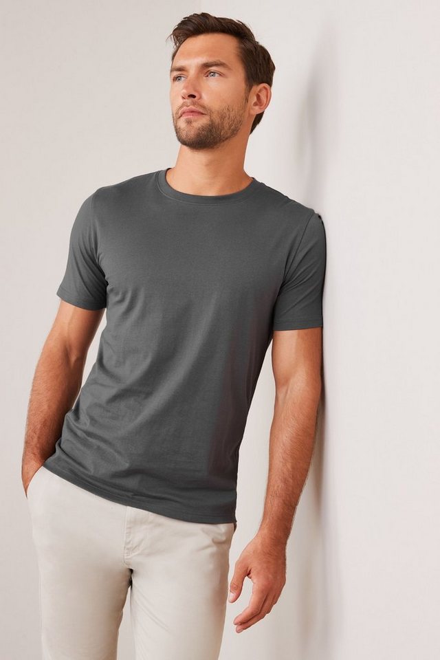 Next T-Shirt Slim Fit Rundhals-T-Shirt (1-tlg) von Next