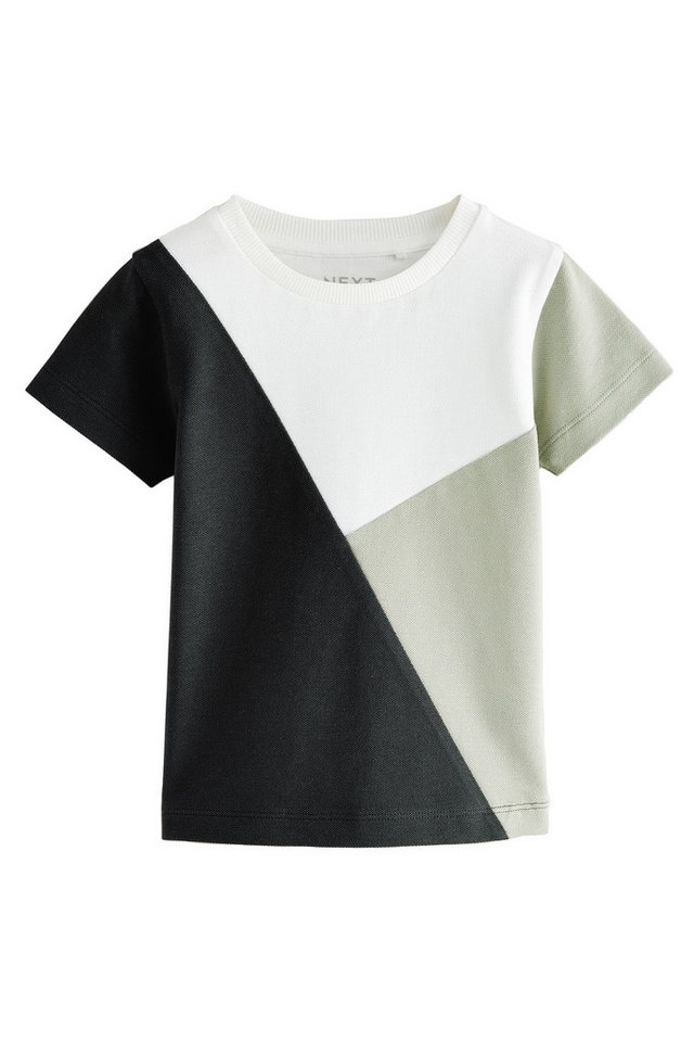 Next T-Shirt T-Shirt in Colourblock-Optik (1-tlg) von Next