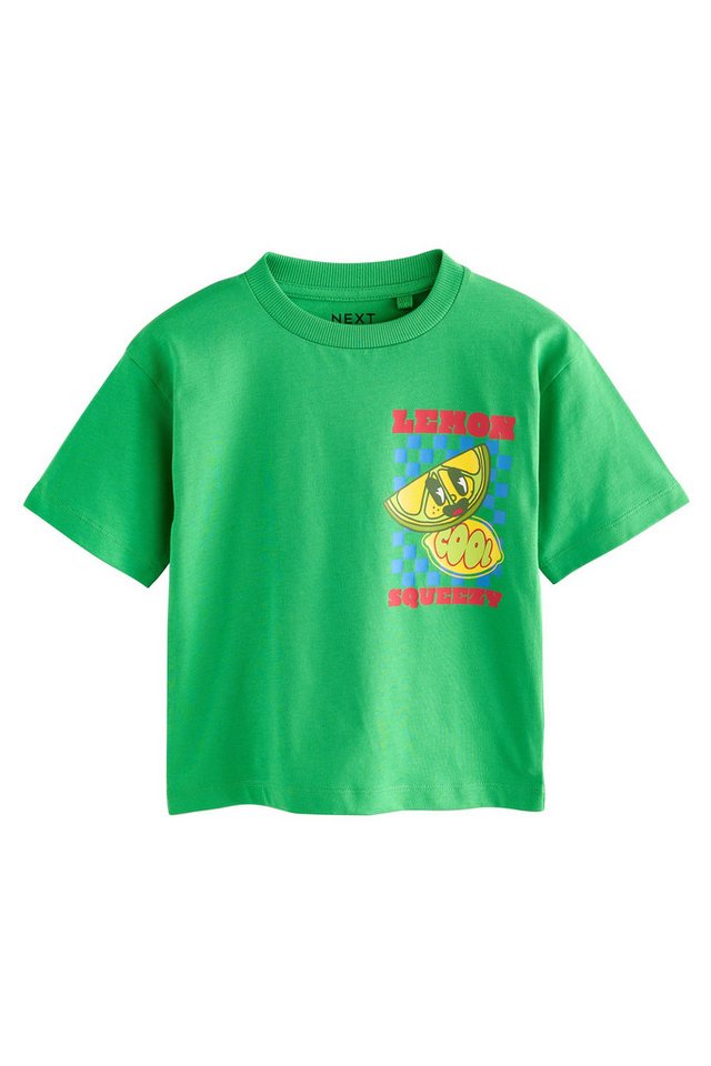 Next T-Shirt T-Shirt mit Rückenmotiv aus 100 % Baumwolle (1-tlg) von Next