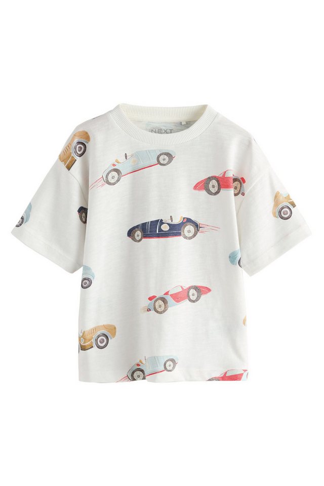 Next T-Shirt T-Shirt mit kurzen Ärmeln, durchgehend bedruckt (1-tlg) von Next