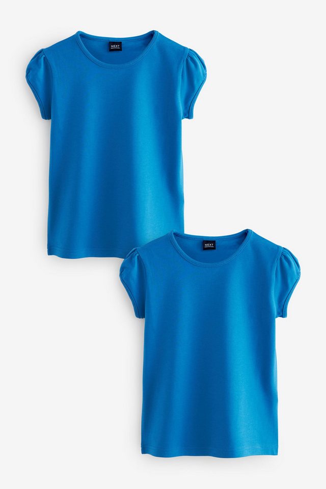 Next T-Shirt T-Shirts mit Puffärmeln, 2er-Pack (1-tlg) von Next